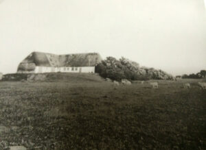 Historische Ansicht Silberhof Pellworm auf der Warft Historische Ansicht Silberhof Pellworm auf der Warft
