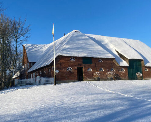 Silberhof Pellworm im Winter Silberhof Pellworm im Winter